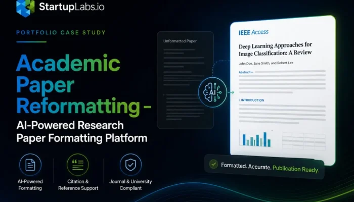 Academic Paper Reformatting – AI-Powered Research Paper Formatting Platform Image